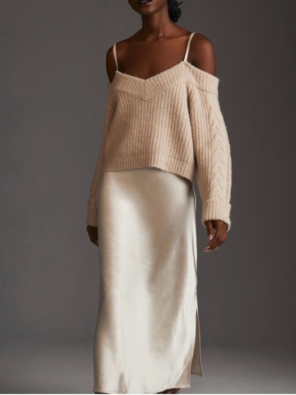 Mare Mare Anthropologie Sweater and Slip Dress